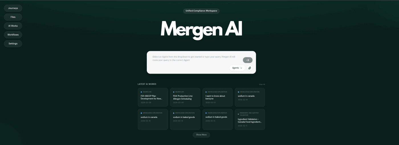 Mergen AI Workspace
